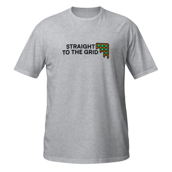 unisex-basic-softstyle-t-shirt-sport-grey-front-69f01e285d1cd.jpg STRAIGHT TO THE GRID Simple Tee