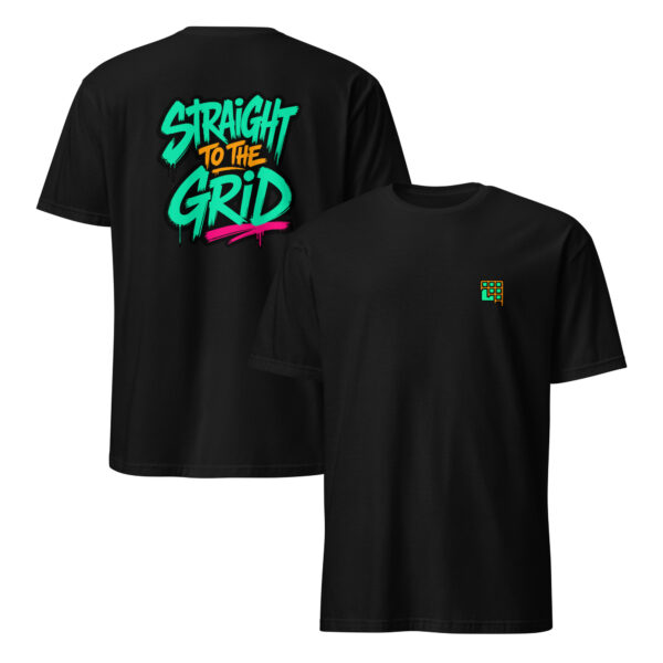 unisex-basic-softstyle-t-shirt-black-front-and-back-6a023bd1b0abe.jpg STRAIGHT TO THE GRID graphic Tee (Back)