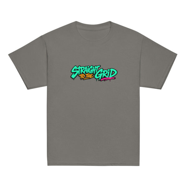 youth-classic-tee-charcoal-front-6a08900075626.jpg STRAIGHT TO THE GRID Youth tee