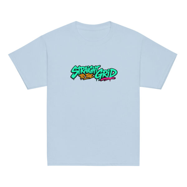 youth-classic-tee-light-blue-front-6a08900075842.jpg STRAIGHT TO THE GRID Youth tee